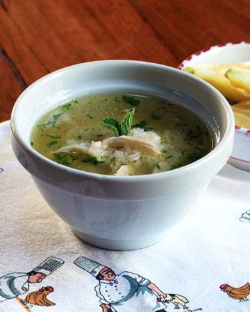 Bowl of Canja de Gallina