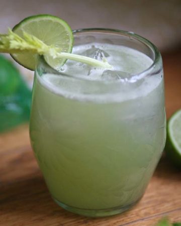 Glass of Celery Lemonade