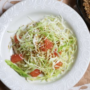 Jicama Cole Slaw with Grapefruit and Toasted Sesame