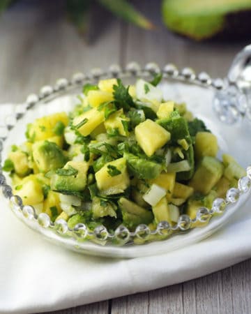 Pineapple Pico de Gallo with Avocado