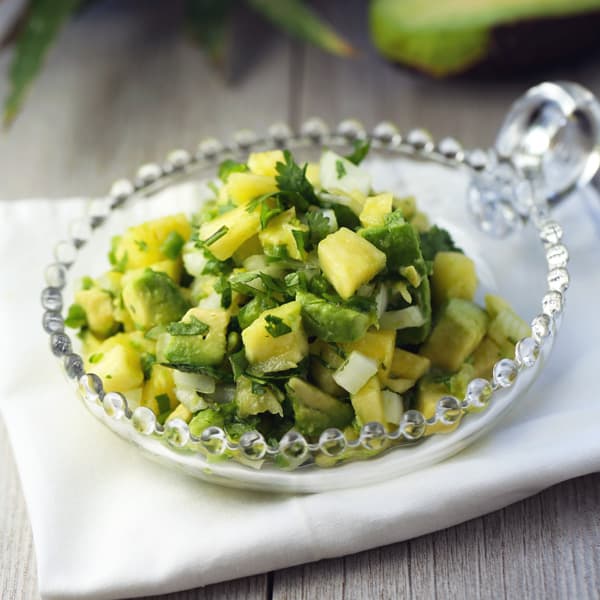 Pineapple Pico de Gallo with Avocado