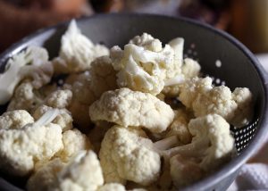 Freshly Rinsed Cauliflower