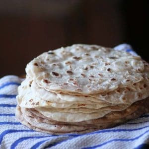 Stack of Flour Tortillas