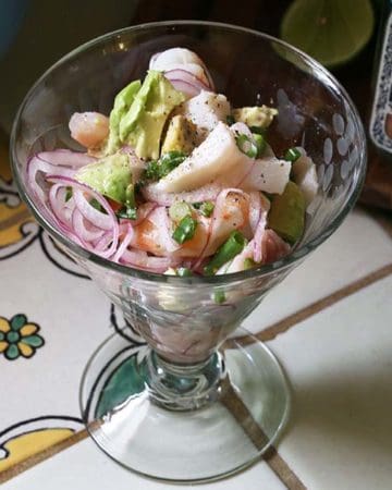 Red and Green Ceviche