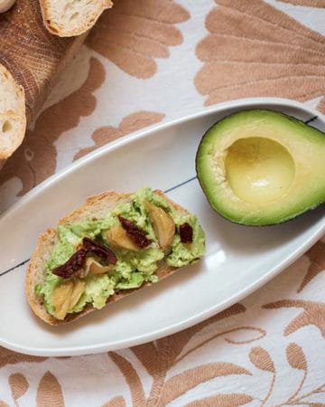 Roasted Garlic Avocado Toast