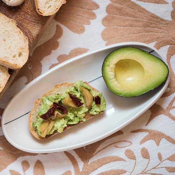 Roasted Garlic Avocado Toast