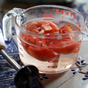 Quick and easy tomato broth ingredients