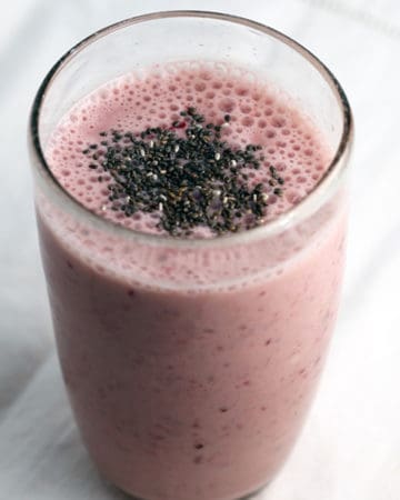 Cherry Vanilla Chia Smoothie