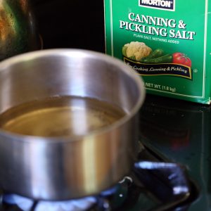 Canning Salt for Homemade Pickled Jalapeños