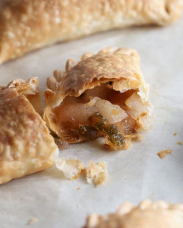 Pear and Candied Jalapeño Empanada Filling