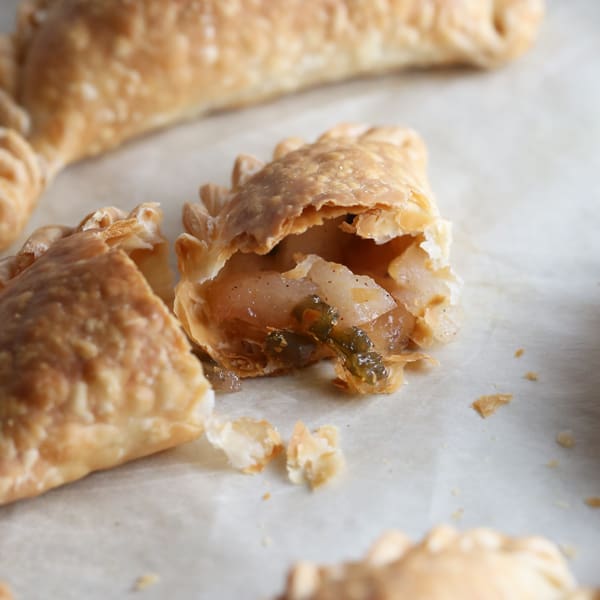 Pear and Candied Jalapeño Empanada Filling