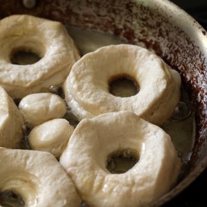 Frying Dulce de Leche Donuts