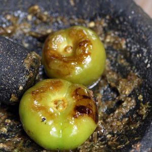 Roasted Tomatillos