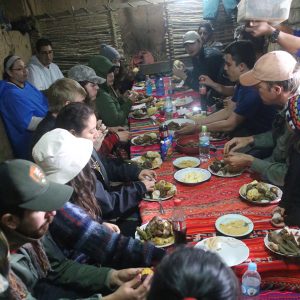 pachamanca banquet table