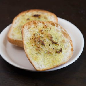 Grilled Bread with Cilantro Pecan Pesto
