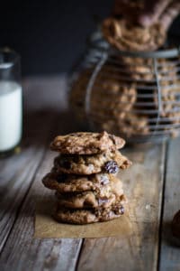 Cherry Chocolate Chunk Cookies with Walnuts