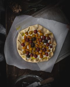 Goat Cheese and Tomato Tart with Herbs