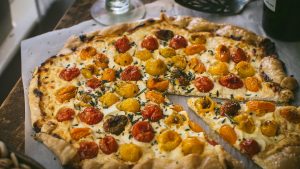 Tomato Goat Cheese Tart with Fresh Herbs