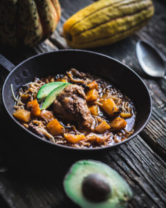 Chipotle Chicken Stew with Pumpkin