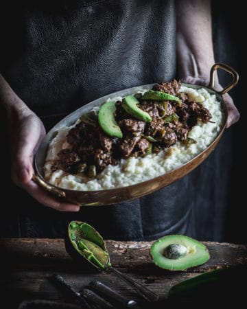 Carne Guisada with Beer and Roasted Chiles