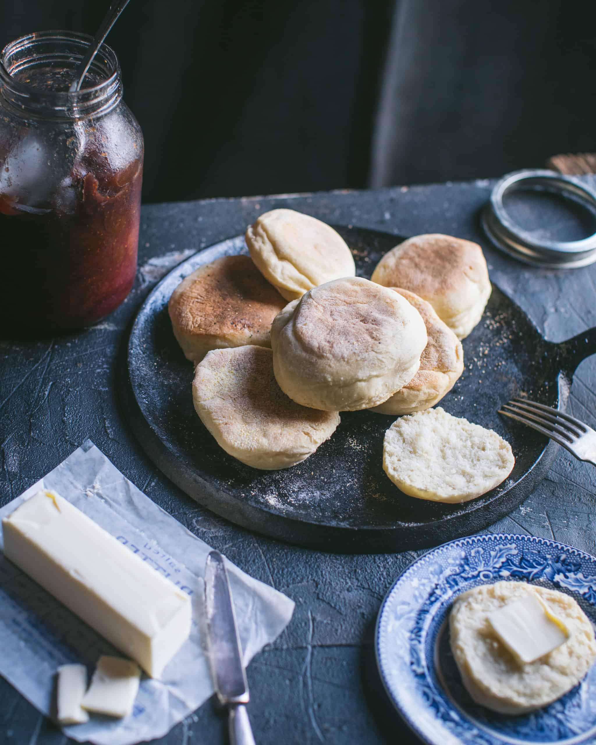 Sourdough English Muffins - Kitchen Wrangler | Melissa Guerra