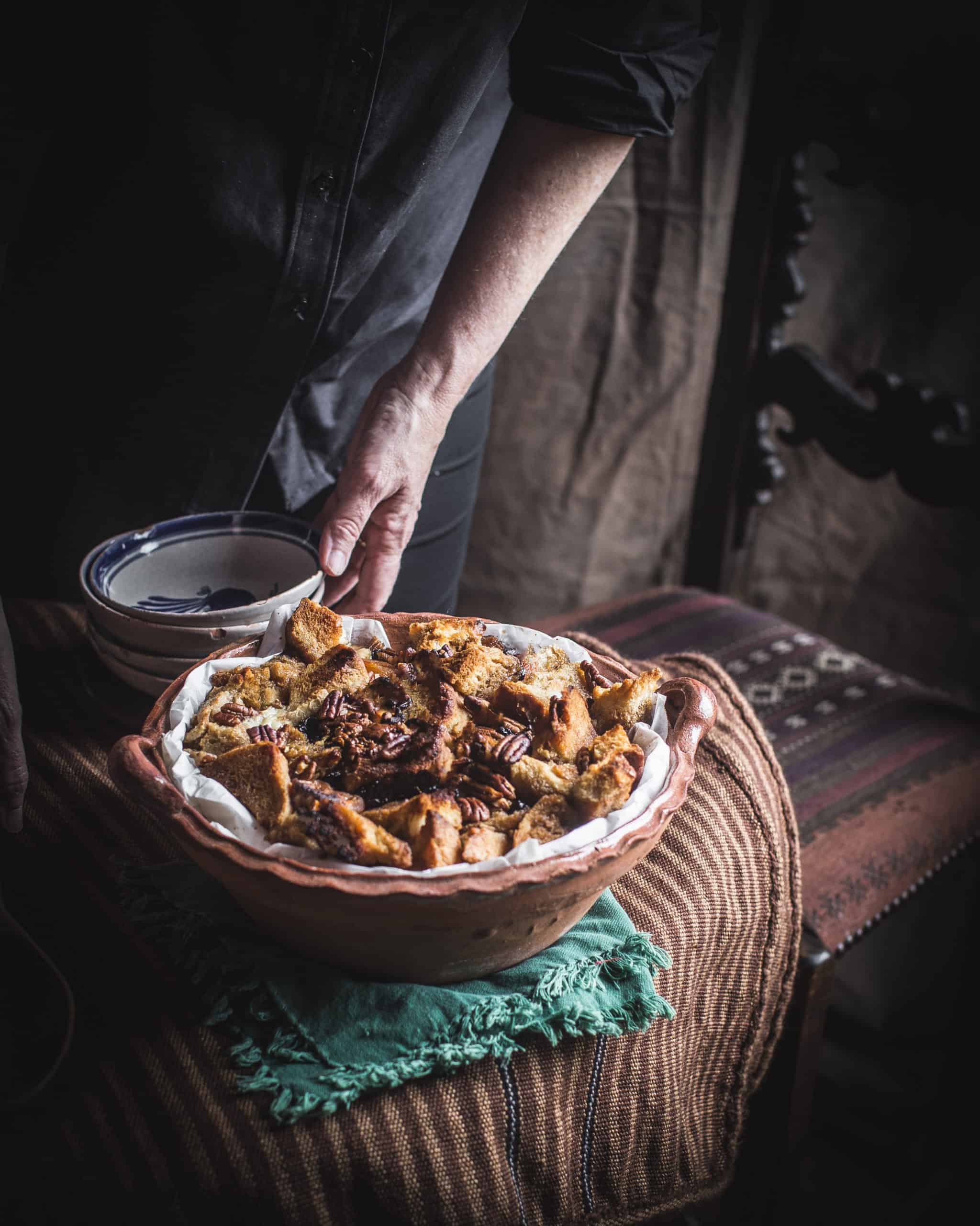 Cherry Apricot Capirotada - Kitchen Wrangler | Melissa Guerra