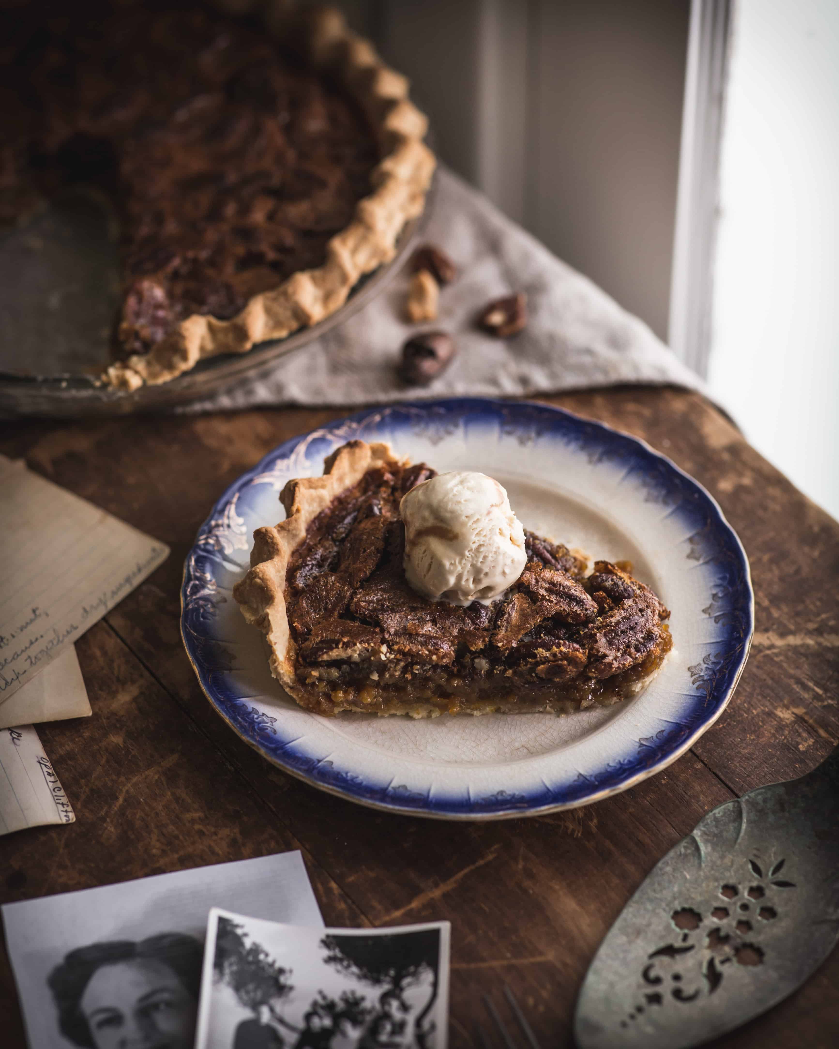Classic Texas Pecan Pie is buttery and rich - Kitchen Wrangler | Melissa Guerra