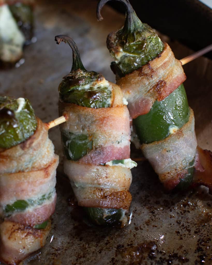 Bacon Wrapped Jalapeño Poppers