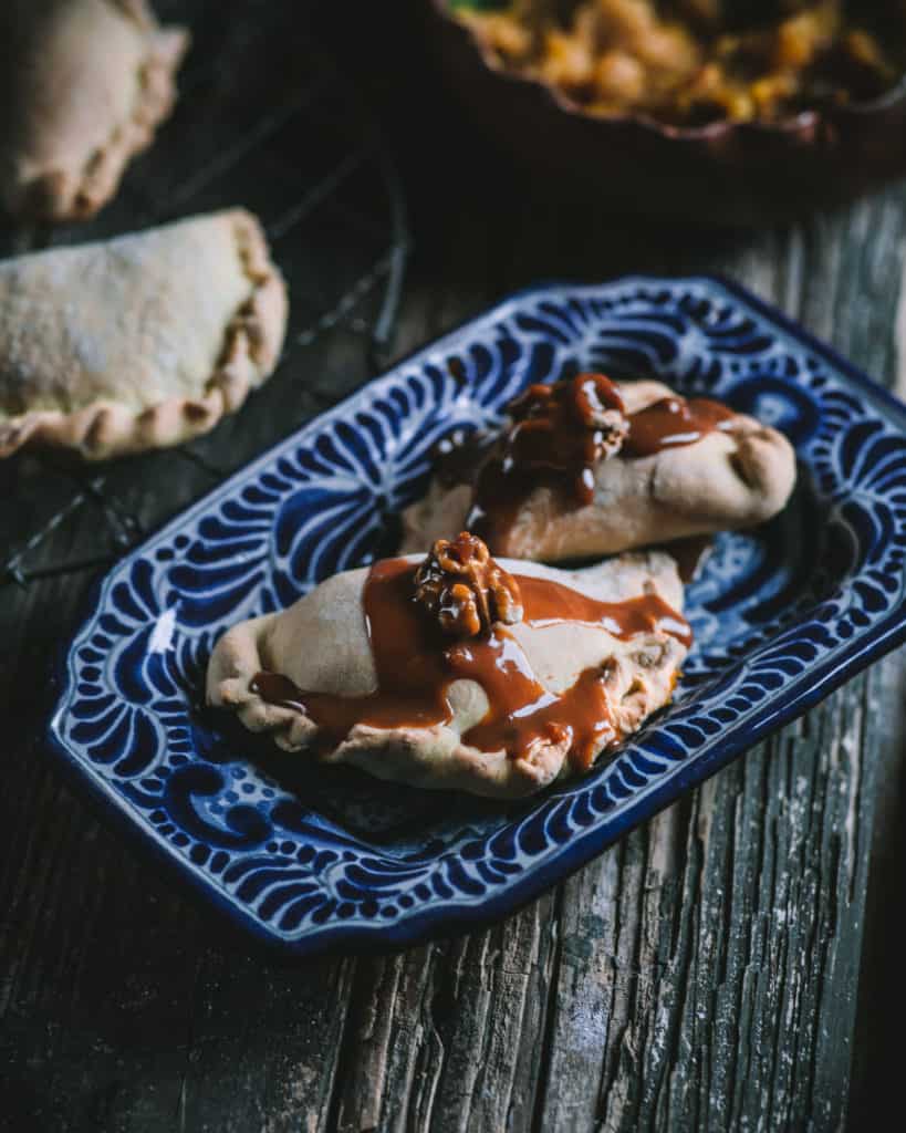 Roasted Pumpkin Apple Empanada