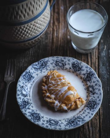 plate with fried piei