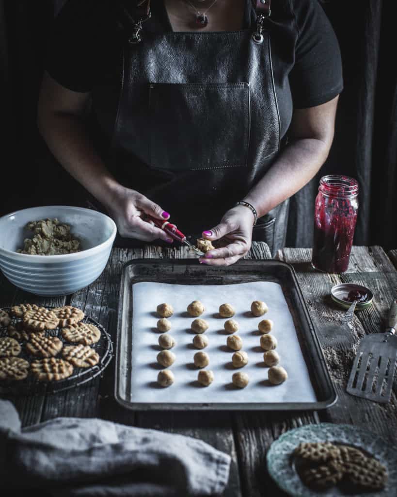 making cookies