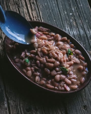 dish of beans