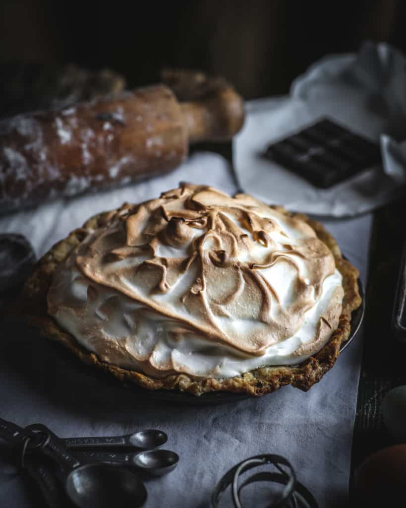 pie with meringue