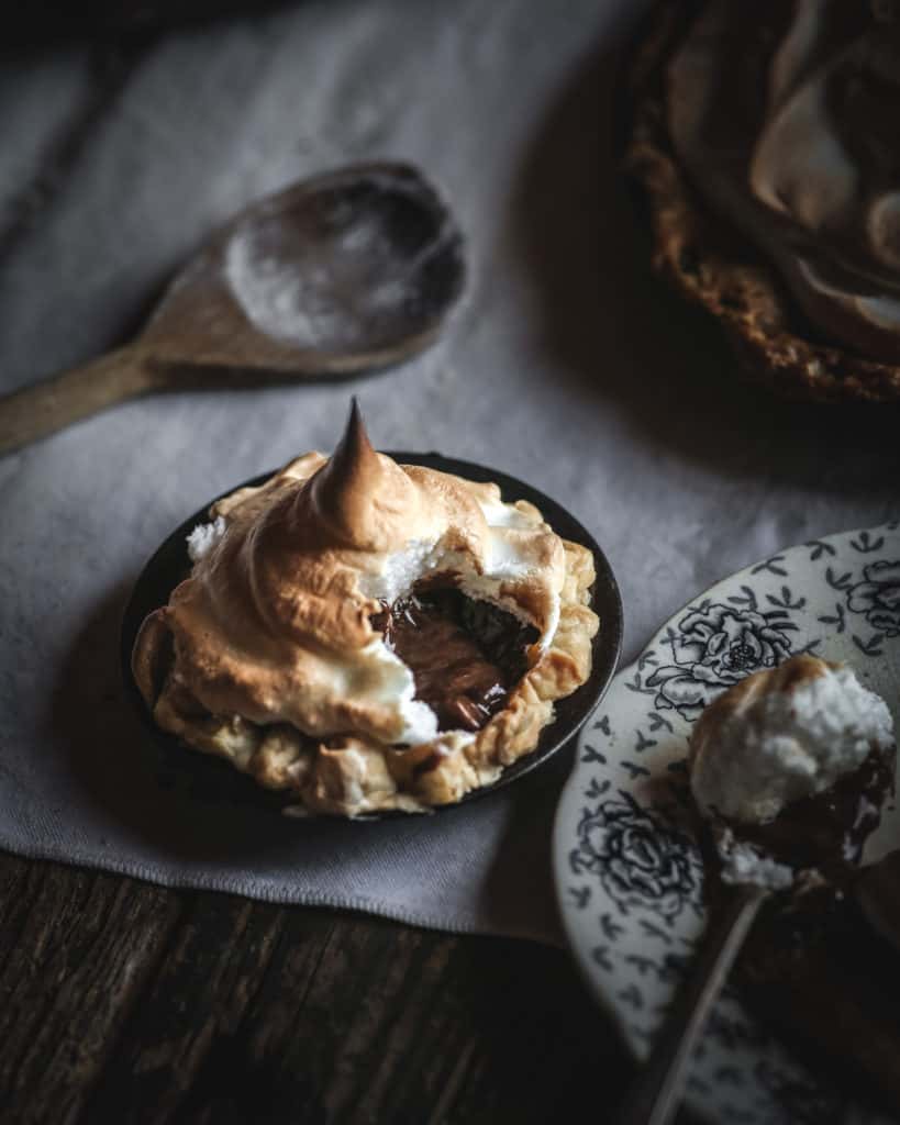 small chocolate pie