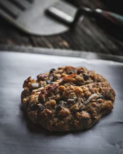 cookie on tray