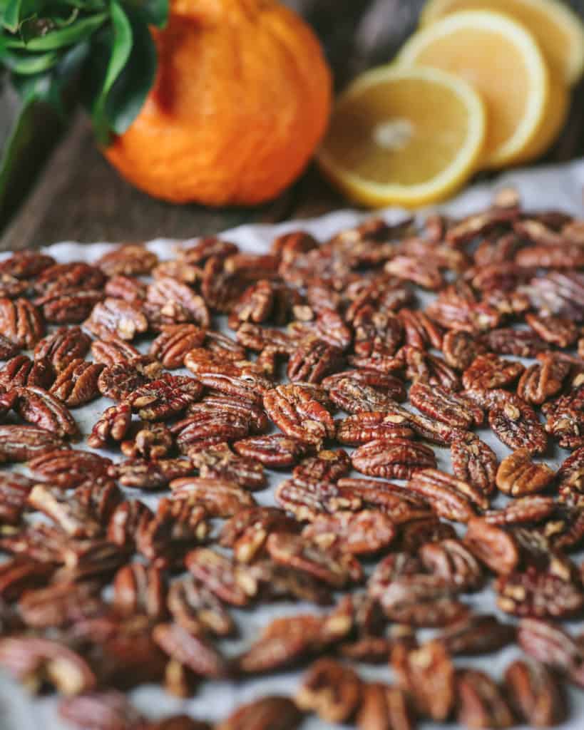 tray of pecans