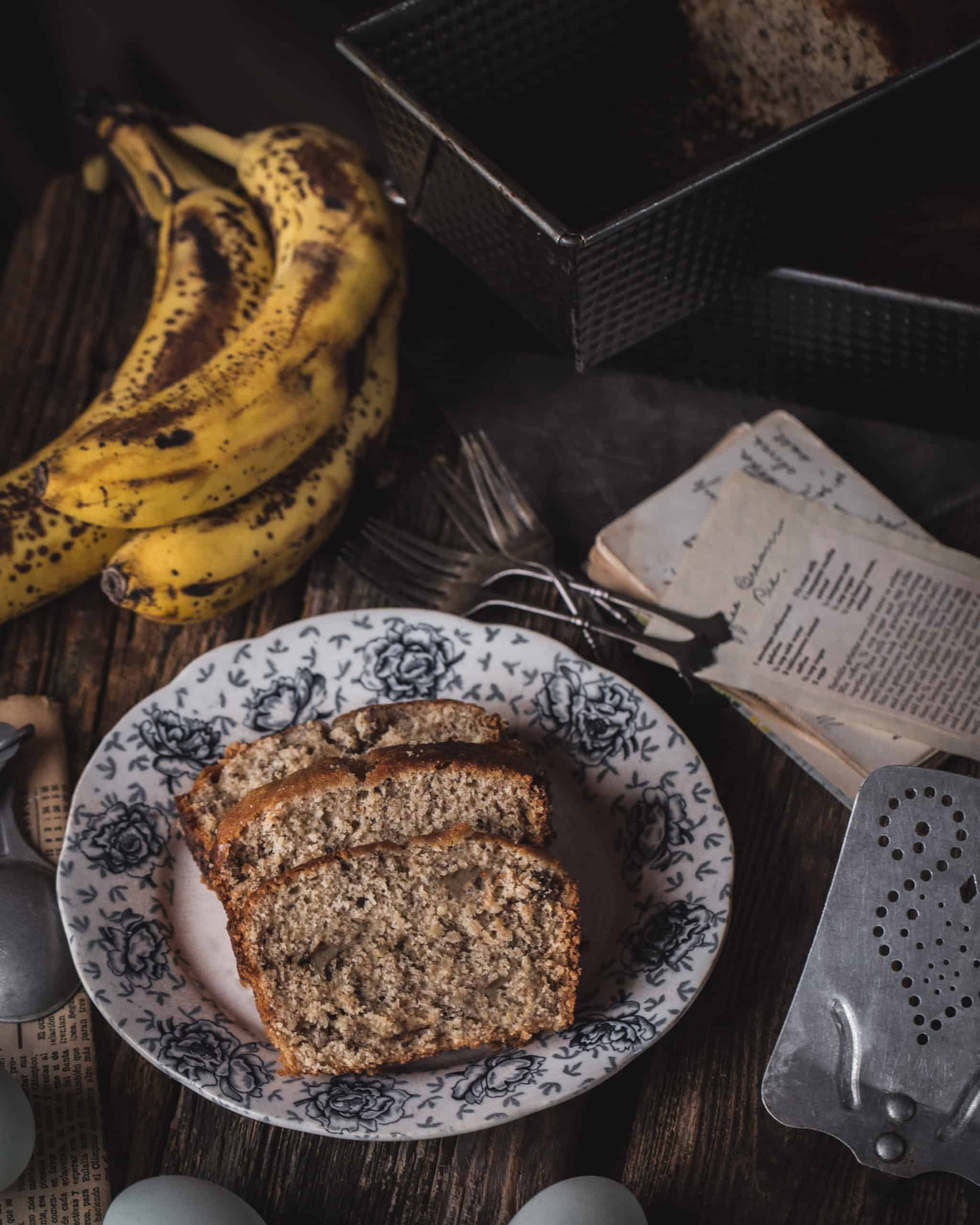 Sour Cream Walnut Banana Bread is the perfect recipe Kitchen Wrangler