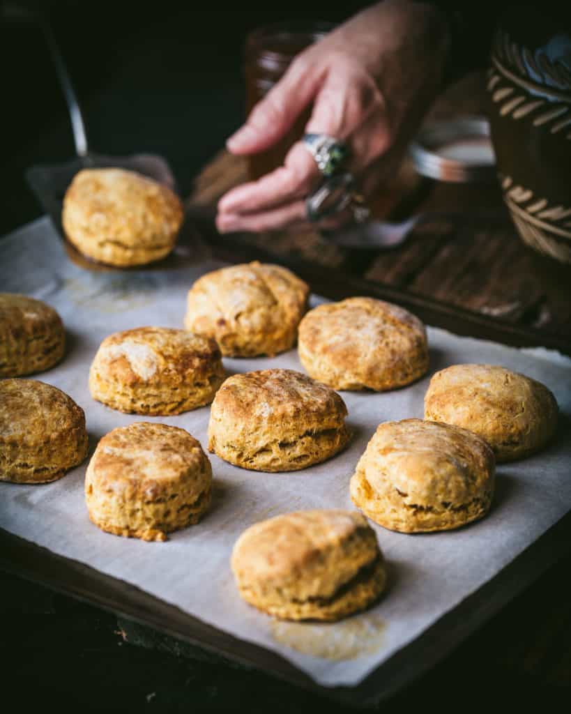 tray of biscuits