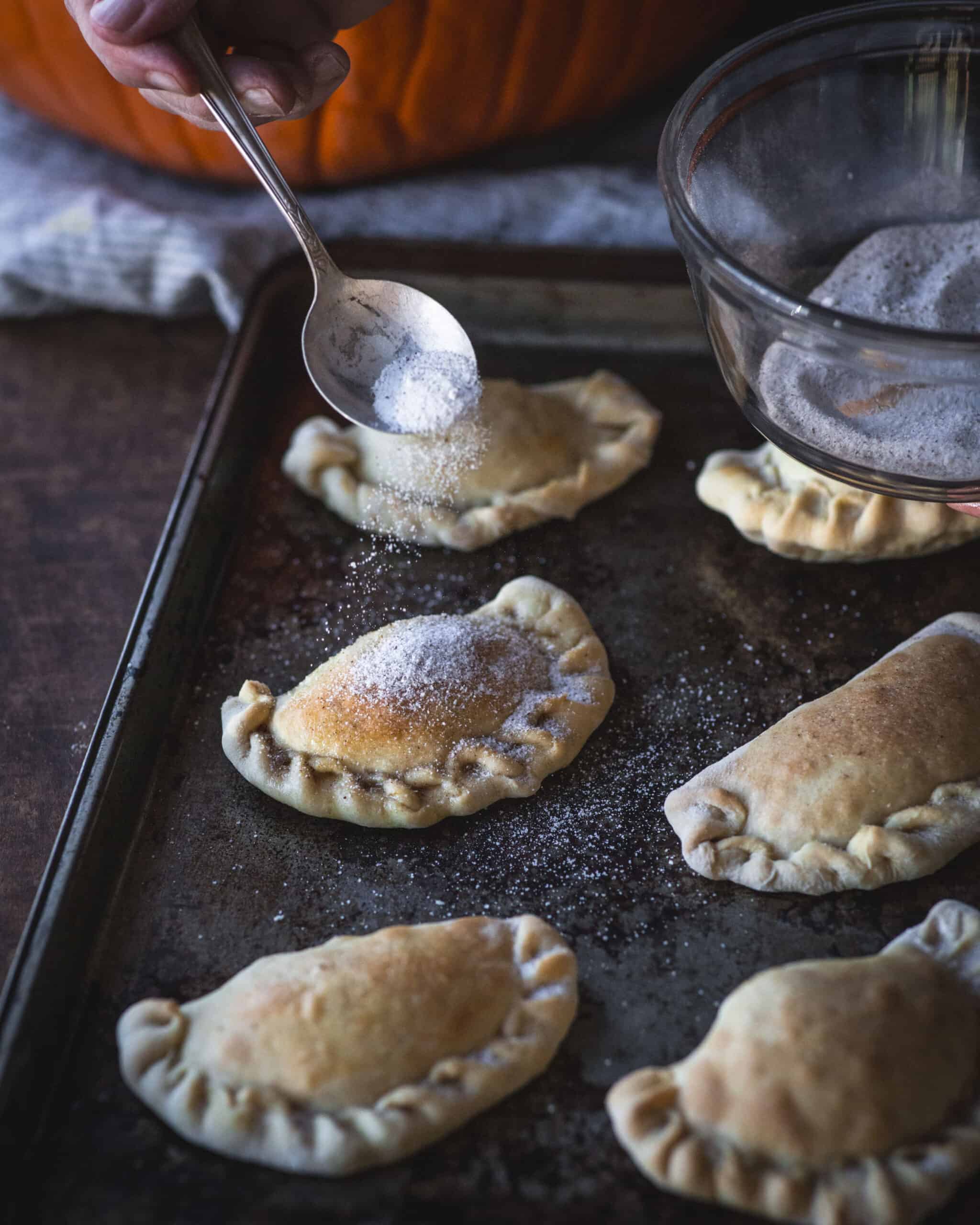 Pumpkin Empanadas are a cozy Autumn treat Kitchen Wrangler Melissa