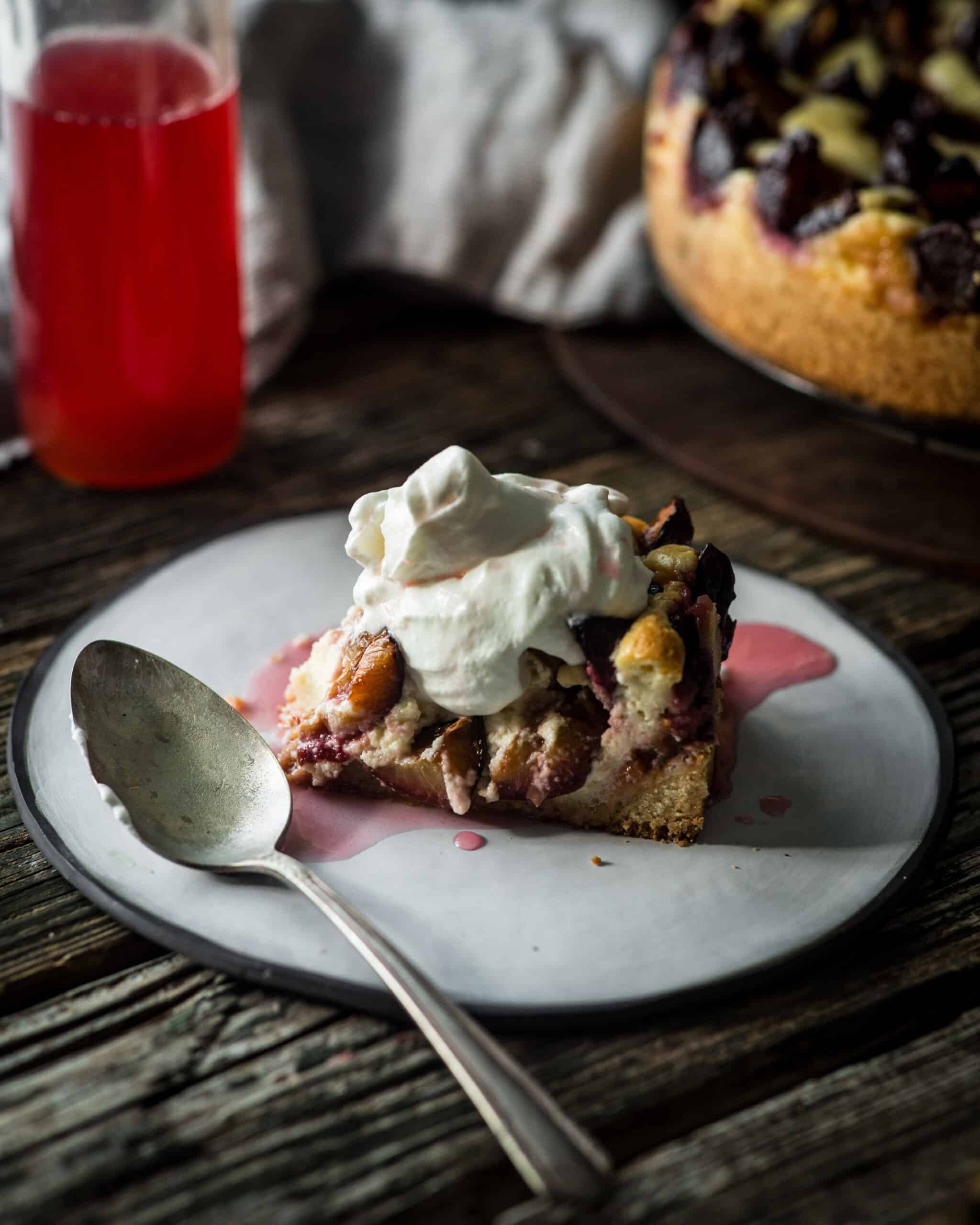 Fresh Plum Cheesecake is the best summer flavor Kitchen Wrangler