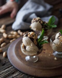 Chocolate Shell Topping on Ice Cream