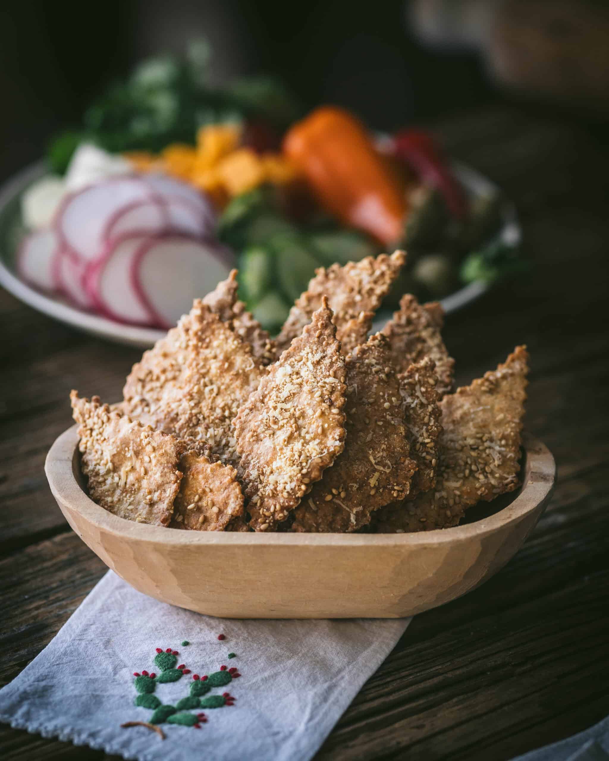 Sesame Cheese Crackers are so good - Kitchen Wrangler | Melissa Guerra